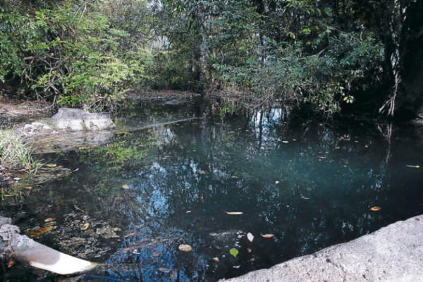 El agua bendita que baña Morocelí