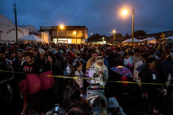 FOTOS: Caravana migrante busca jalones para recorrer más de dos mil kilómetros faltantes