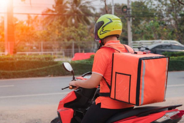 Las motocicletas para entregas