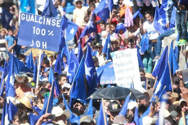 Municipios del sur de Lempira acompañan a Orlando Hernández durante el cierre de campaña&nbsp;&nbsp;