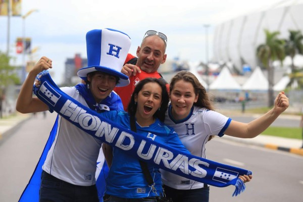 Los hondureños se toman la Arena da Amazonia