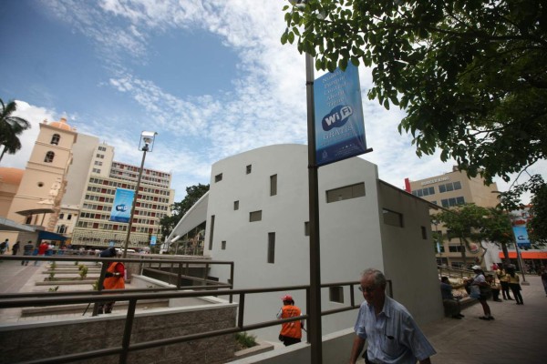 Habilitado Internet en centro histórico de Tegucigalpa