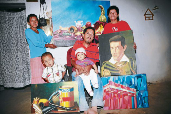 Un artista que plasma amor y perseverancia