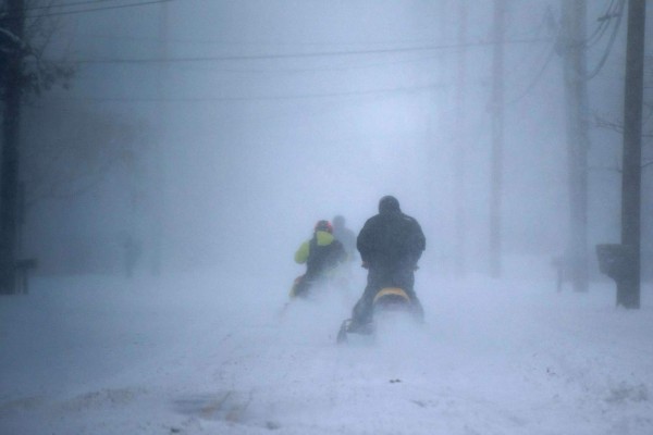 Las impactantes imágenes del fuerte ciclón que afecta a Estados Unidos