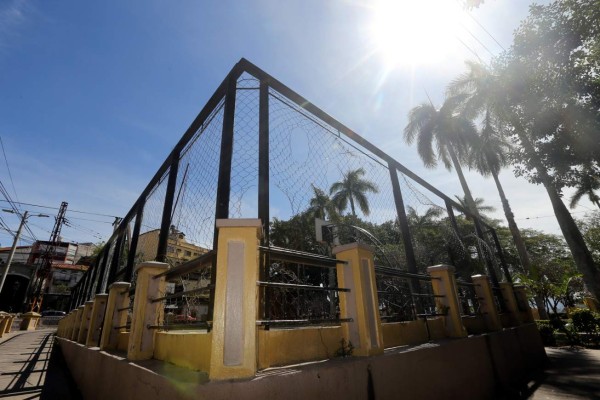 En primer trimestre del año finaliza remozo de parques del centro de Tegucigalpa