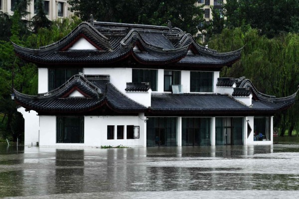 Impactantes fotos de las inundaciones en China tras descargar presas