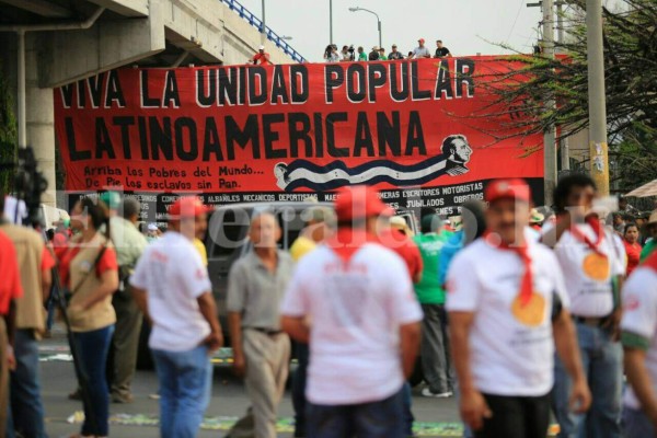 La marcha de los trabajadores del 1 de mayo en el lente de EL HERALDO