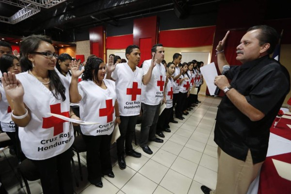 Cruz roja juramenta 66 socorristas