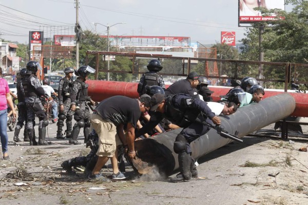 Mareros, sicarios y narcos detrás de protestas en San Pedro Sula