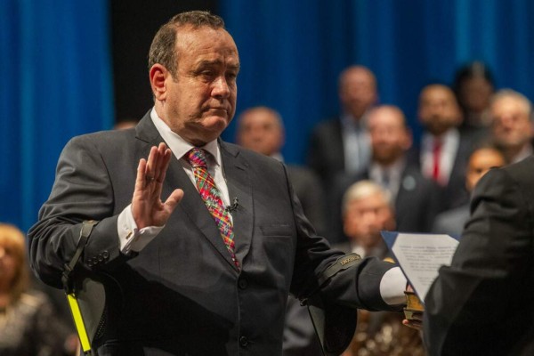 FOTOS: Así fue la toma de posesión de Giammattei, nuevo presidente de Guatemala