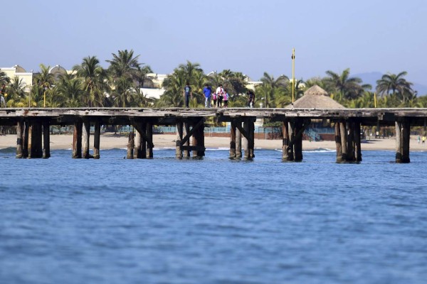 Atardeceres espléndidos desde el muelle de Tela