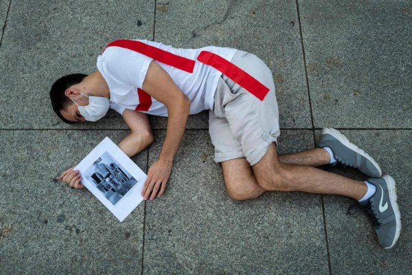 FOTOS: Brutalidad policial y represión durante protestas en Bielorrusia