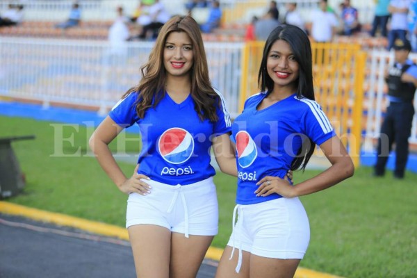 La belleza también estuvo presente en el clásico entre Olimpia y Motagua