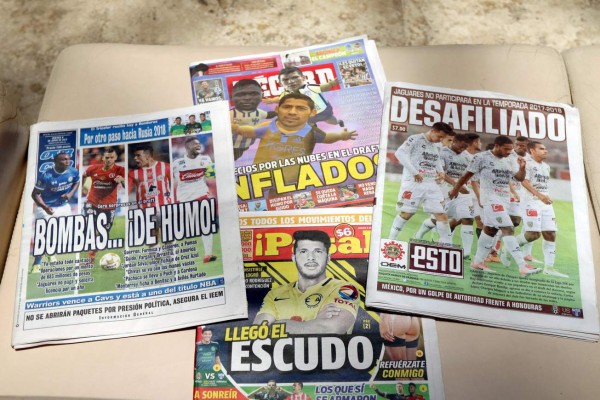 Diarios mexicanos a puro Draft; pero recuerdan el 'Aztecazo' de Honduras en 2013