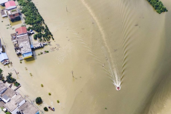 Impactantes fotos de las inundaciones en China tras descargar presas