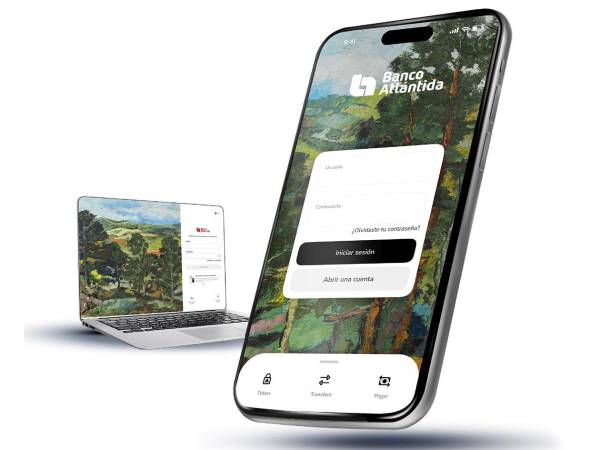 La nueva Banca Digital Atlántida incorpora funcionalidades innovadoras como apertura de cuentas, token digital integrado, bloqueo y desbloqueo de tarjetas y cobro de remesas en línea.