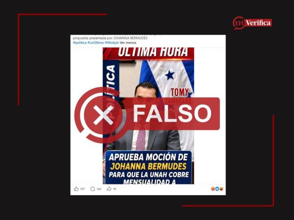 Captura de pantalla a una publicación de Facebook hecha el 8 de junio de 2026.