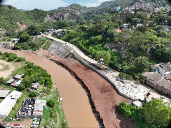 La Alcaldía invirtió L103.9 millones para estabilizar el terreno y reducir la amenaza de deslizamientos hacia el río Choluteca.