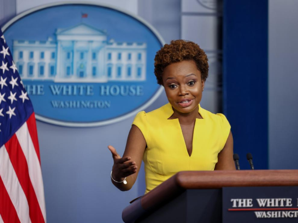La subsecretaria de prensa de la Casa Blanca, Karine Jean-Pierre.