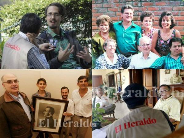 Estos son parte de los descendientes de los próceres Morazán, Valle y Herrera, quienes fueron localizados y entrevistados en primicia por un medio hondureño, foto: El Heraldo.