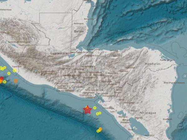 El temblor fue percibido en diferentes sectores de El Salvador, Honduras y Nicaragua.