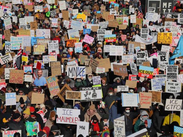 Estados Unidos asegura haber arrestado a más de 4 mil migrantes en Minneapolis.