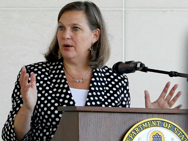 La número tres de la diplomacia estadounidense, Victoria Nuland.