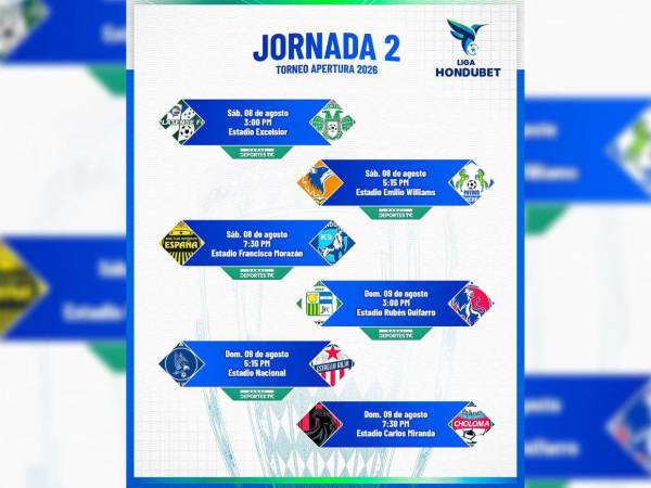 Platense vs Marathón, Real España vs Génesis PN y Juticalpa vs Olimpia, los partidos más destacados de la segunda jornada.