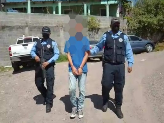 El sospechoso fue detenido por la Dirección Policial de Investigaciones (DPI).