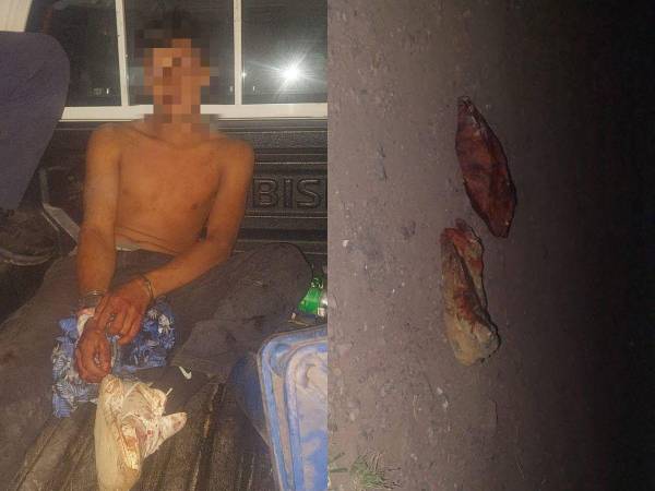 Un joven fue capturado por ser sospechoso de asesinar a pedradas a otro hombre en San Francisco de La Paz, Olancho.