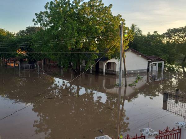 Diversas familias de Marcovia y Alianza han resultado damnificadas por las intensas lluvias.