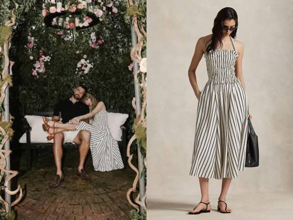 El vestido que Taylor Swift luce en las fotos de su compromiso ha causado un revuelo completo en ventas.