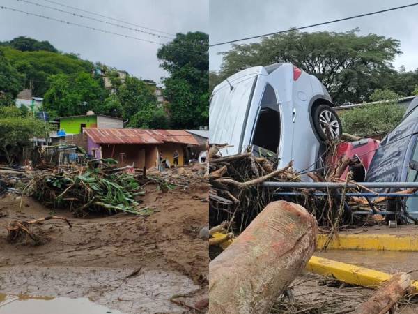 Con casas totalmente inundadas, escombros y más de 15 carros atrapados bajo el lodo, habitantes de la aldea Río Abajo, en el Distrito Central, describen que nunca habían vivido un desastre de tal magnitud, dejando a decenas de familias afectadas. Aquí las fotos de esta catástrofe:
