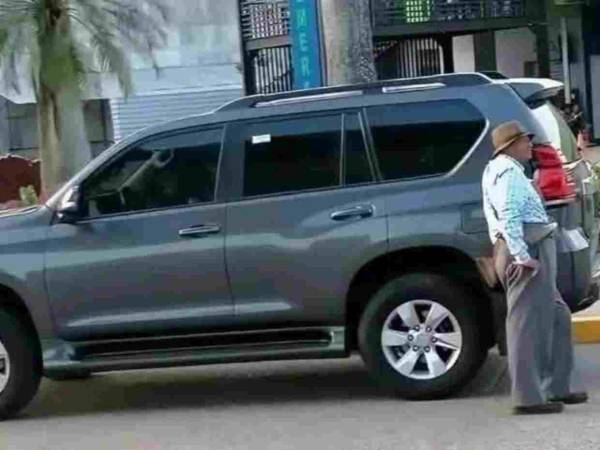 Este era el vehículo del apóstol Chago” que fue decomisado en El Salvador durante el proceso judicial en su contra.