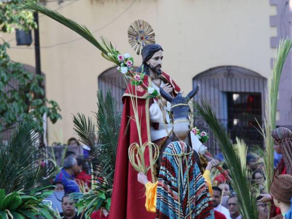 Este Domingo de Ramos cientos de fieles católicos se congregaron en la capital hondureña para conmemorar la entrada de Jesús a Jerusalén, en una de las fechas más significativas de la Semana Santa.