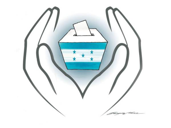 ¡Votamos por Honduras, por la democracia!