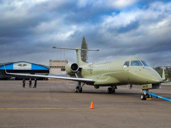 El avión presidencial Embraer Legacy 600, fue vendido a una empresa mexicana a través de una subasta por alrededor de 137 millones de lempiras.