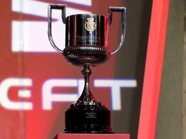 Imagen del trofeo de la Copa del Rey.