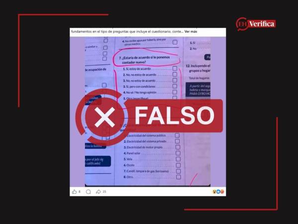 Captura de pantalla a una publicación de Facebook, hecha el 17 de agosto de 2026, adaptada a esta cartela.