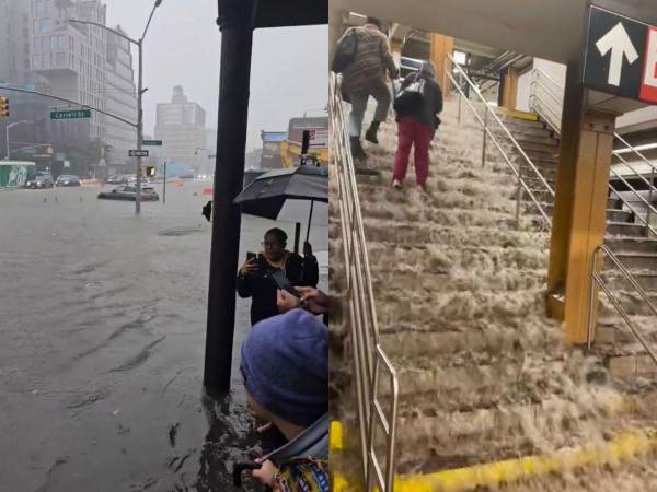 En la ciudad de Nueva York varias líneas del metro han suspendido labores debido a las malas condiciones climáticas.