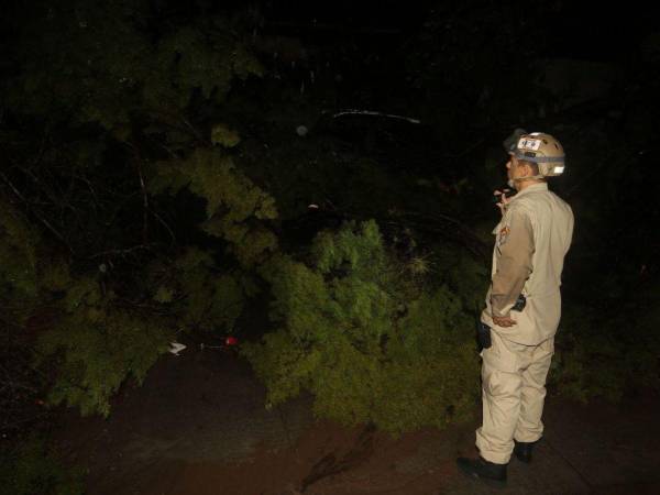 El 199 del Cuerpo de Bomberos responde a rescates en áreas inundadas, derrumbes y otras situaciones de riesgo.
