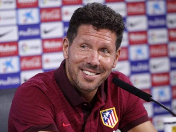 El Cholo aseguró que sueña con ganarle al Real Madrid, ya que es un equipo al que respeta y le tiene mucha admiración. Foto / AFP