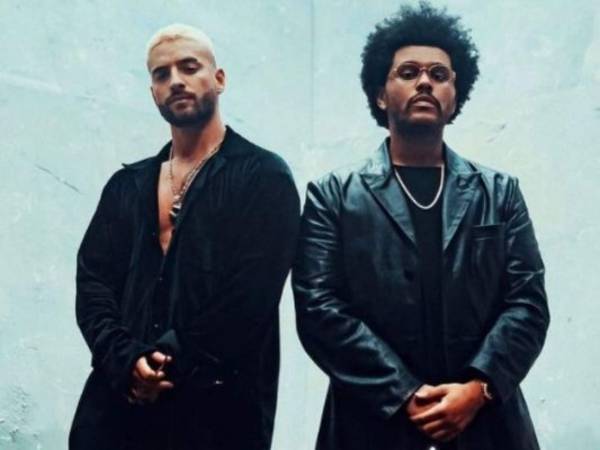 Maluma y The Weeknd grabaron juntos el remix de Hawái. Foto: Instagram