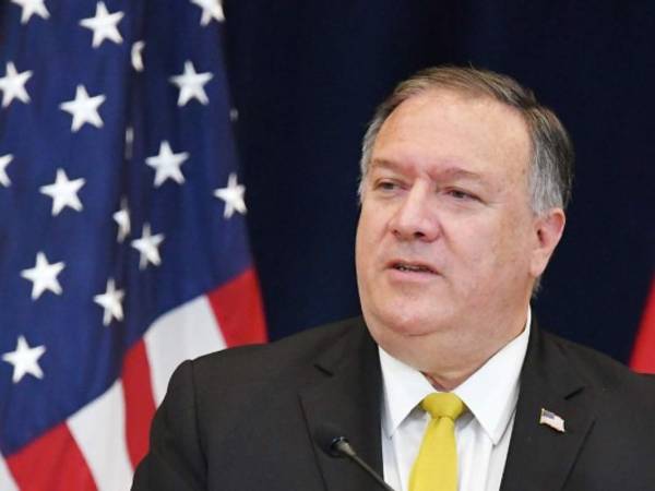 El jefe de la diplomacia estadounidense, Mike Pompeo. AFP.