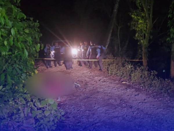 La persona fue encontrada sin vida en una solitaria calle de Copán, en el occidente de Honduras.