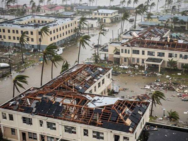 Según el jefe de la Policía, varias calles están inundadas y son intransitables, especialmente la principal que conduce hasta el hospital más cercano.