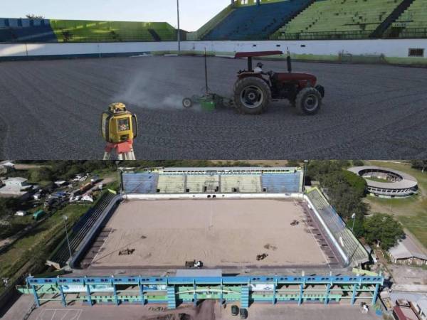 El estadio Juan Ramón Brevé Vargas está siendo intervenido por Condepor y así avanzan los trabajos de renovación para convertirlo en recinto de primer nivel.