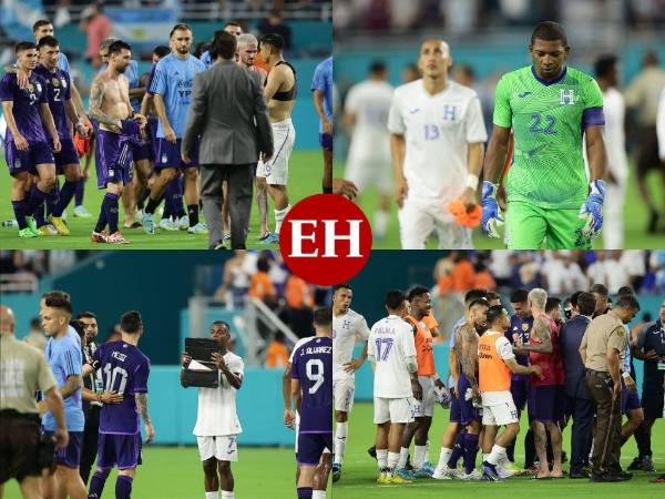 La Selección Nacional de Honduras cayó goleada 3-0 ante la Argentina de Lionel Messi en un partido amistoso celebrado en Miami. Tras el silbatazo final, el capitán de la Albiceleste fue el más solicitado por jugadores y cuerpo técnico, mientras que otros miembros de la delegación salieron cabizbajos del Hard Rock Stadium.
