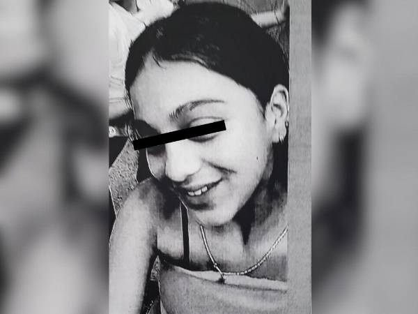 Foto de Bryana Julieth Sarmiento Cruz (12), la menenor fue encontrada en el kilómetro 25 de la carretera que conduce de Tegucigalpa hacia el norte del país.