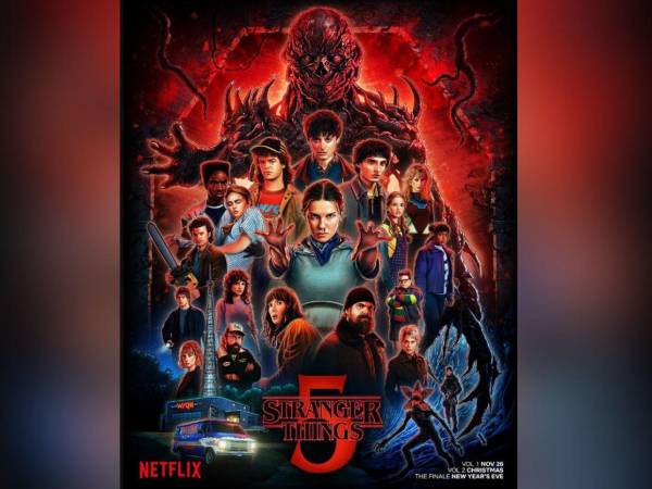 Este miércoles 31 de diciembre se estrena el octavo y último capítulo del volumen final de la serie de Netflix Stranger Things 5.